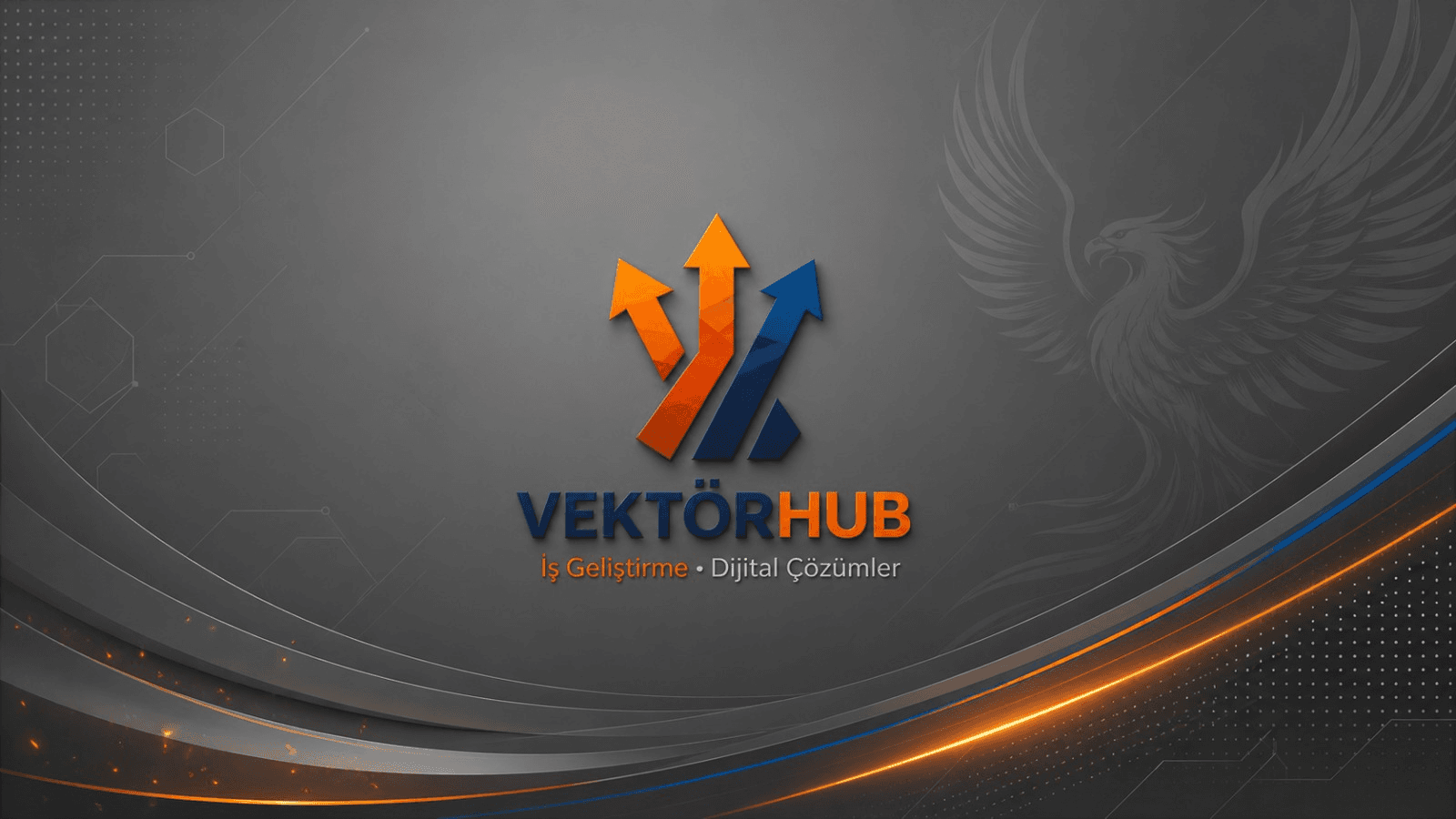 VektörHUB marka görsel tasarım çalışması