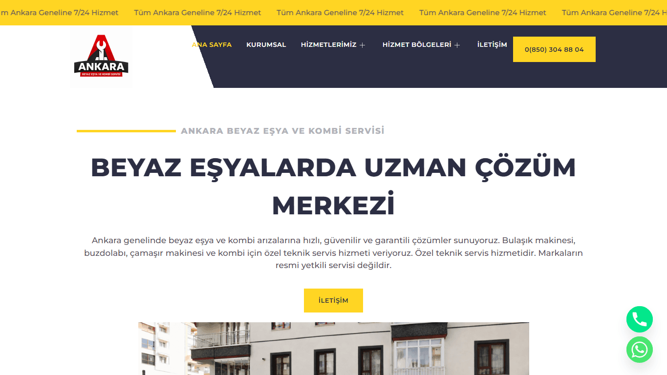 Ankara Yetkili Servis referans görseli